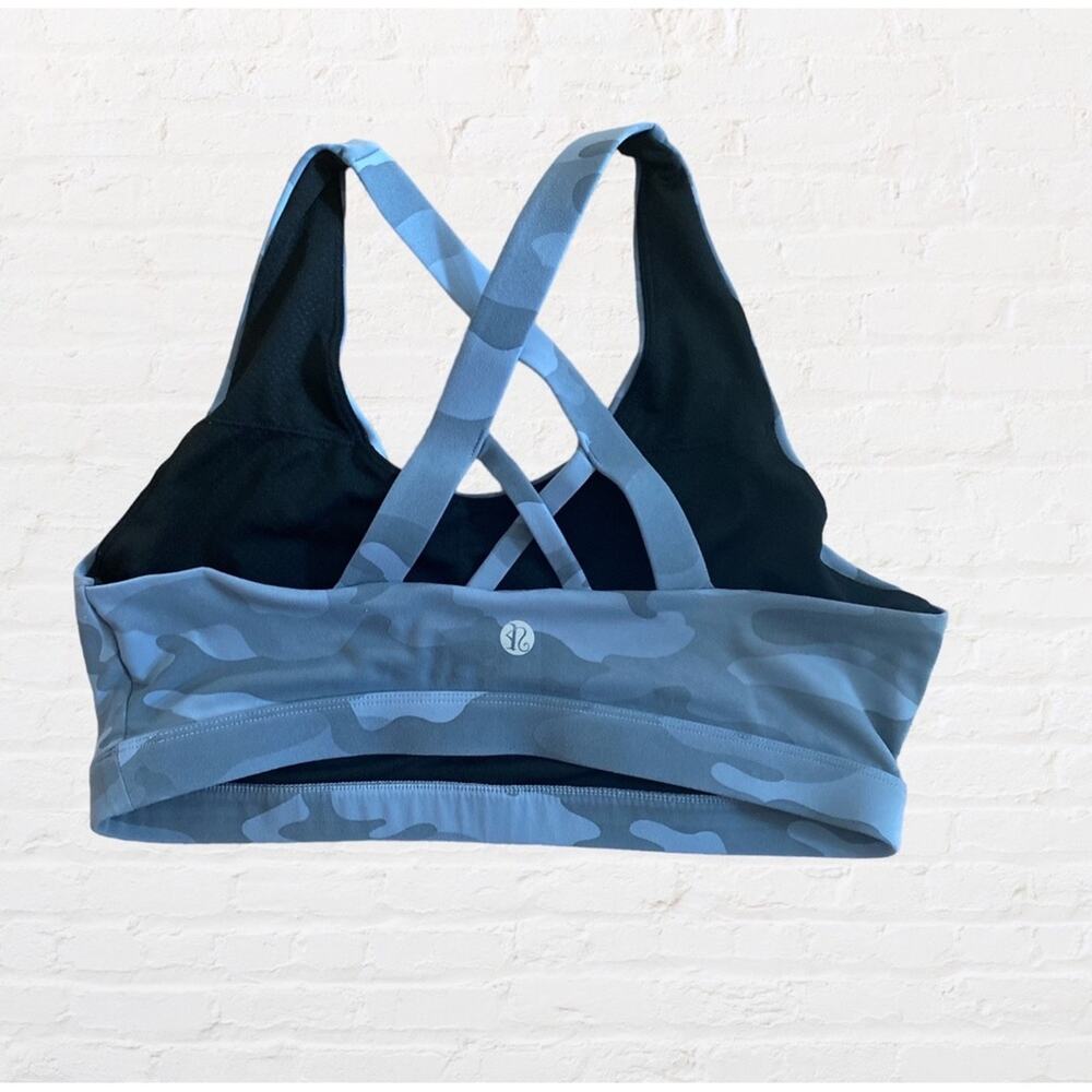Nanette Lepore gray camo sports bra